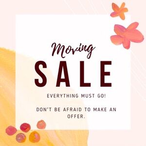 Moving sale